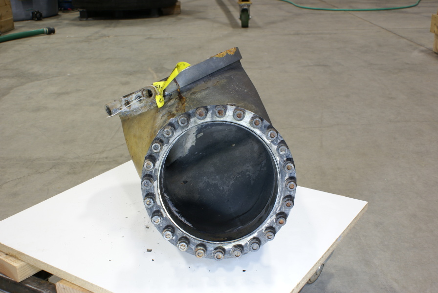 Gas Generator Combustor from Jeff Bezos recovered F-1 Apollo 11 rocket engines