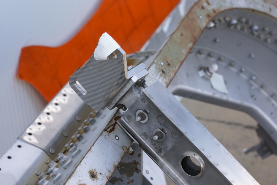 Thermal Insulation Brackets (Outdoors) fasteners at F-1 Engine Disassembly