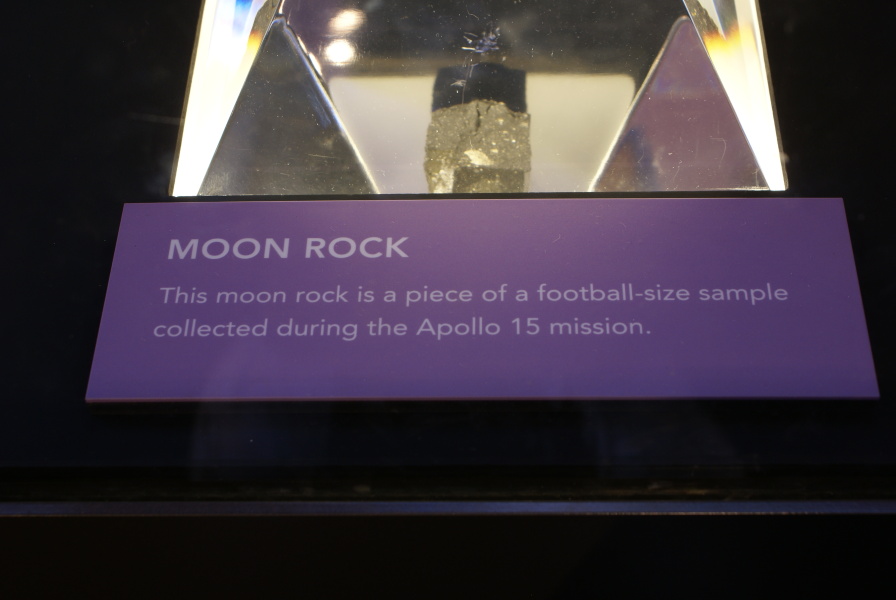 Moon Rock at Great Lakes Science Center