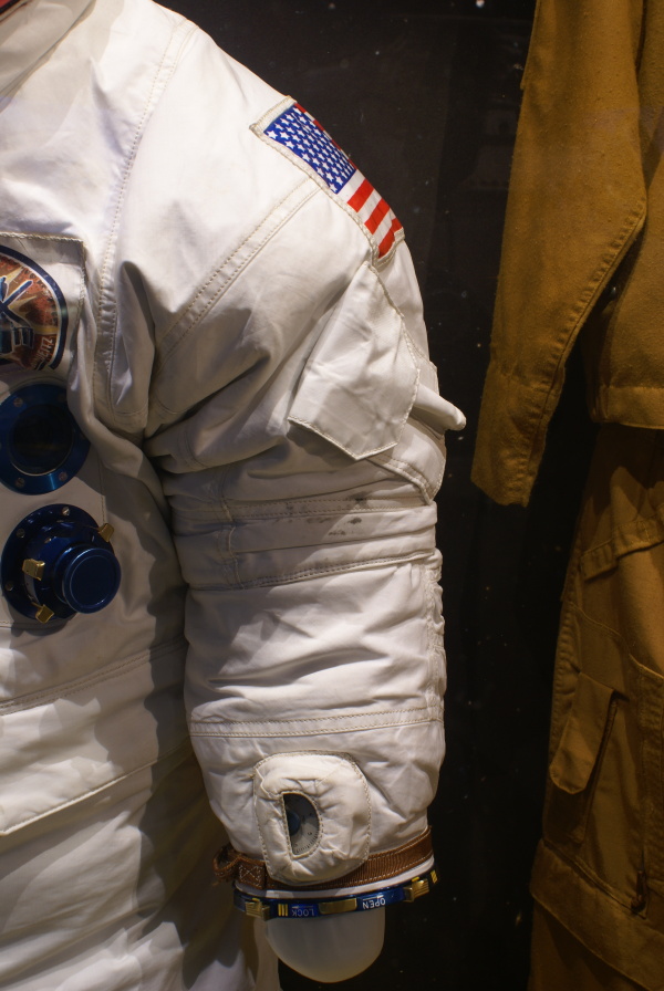 Left arm of Weitz Suit at Great Lakes Science Center