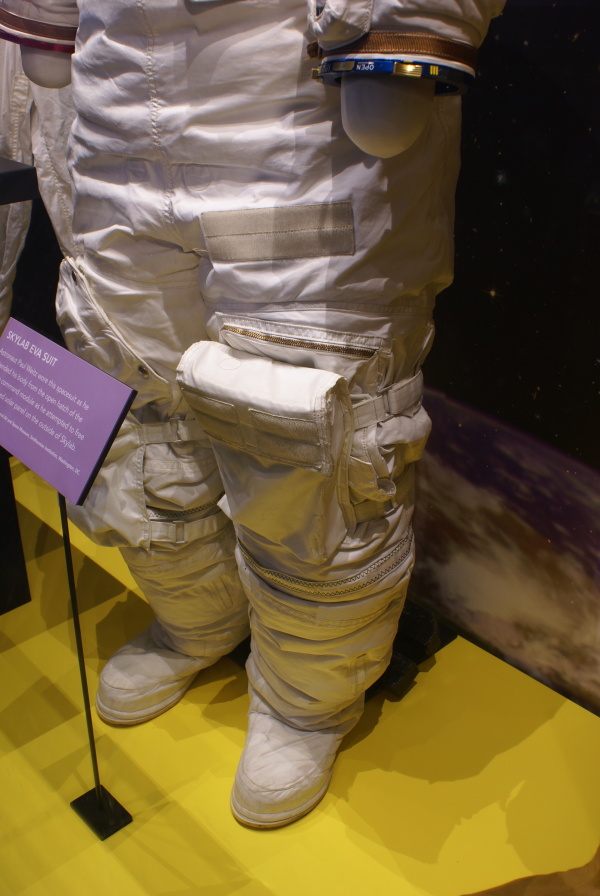 Weitz Suit legs and boots at Great Lakes Science Center