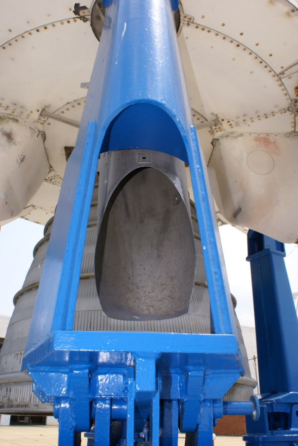 Delta Thor turbine exhaust duct at Goddard Space Flight Center