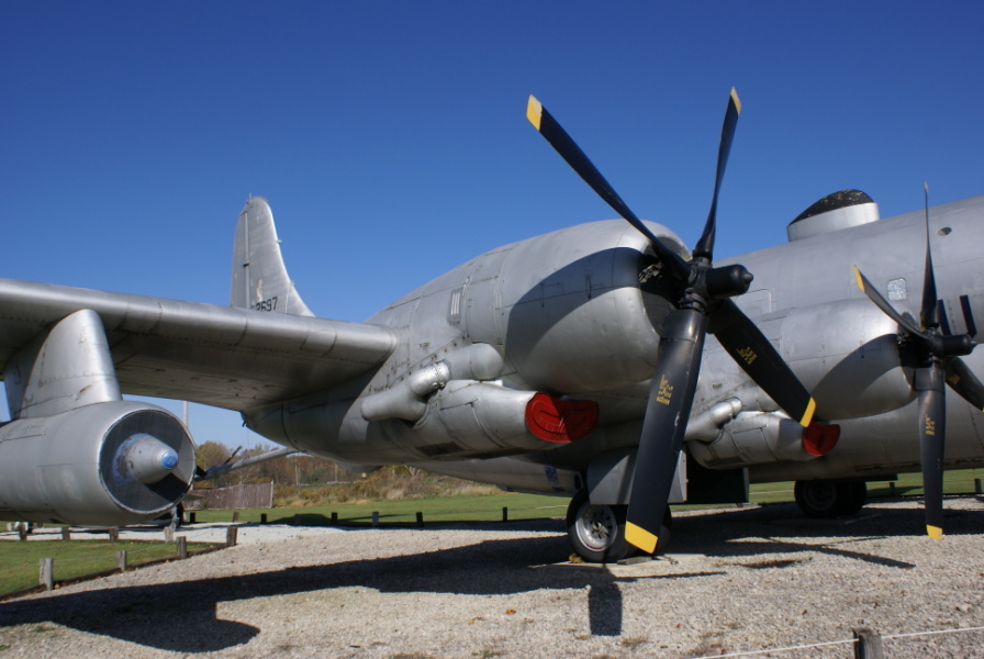 Pratt & Whitney R-4360 Wasp Major engine on the KC-97 Stratofreighter at Grissom Air Museum