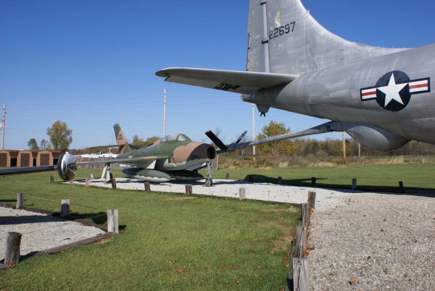 Refueling boom on the KC-97 Stratofreighter at Grissom Air Museum