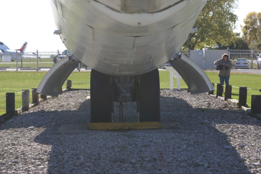 B-47 Stratojet aft landing gear at Grissom Air Museum