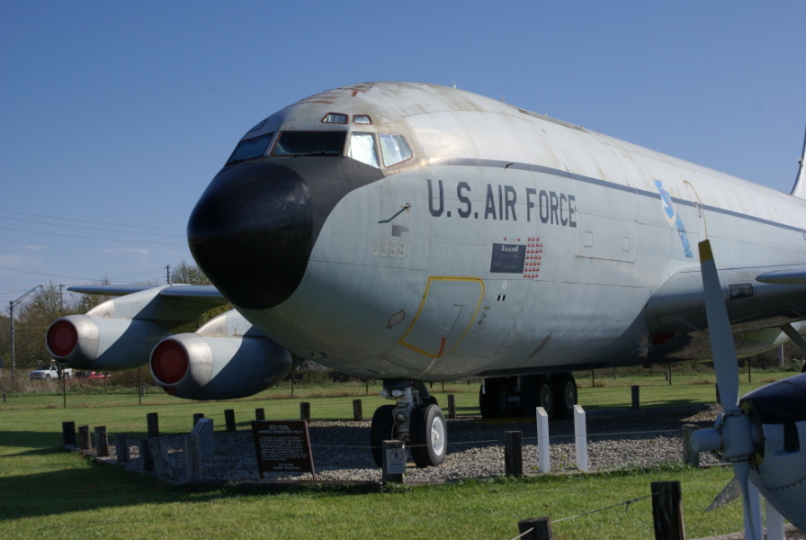 Nose of EC-135 at Grissom Air Museum