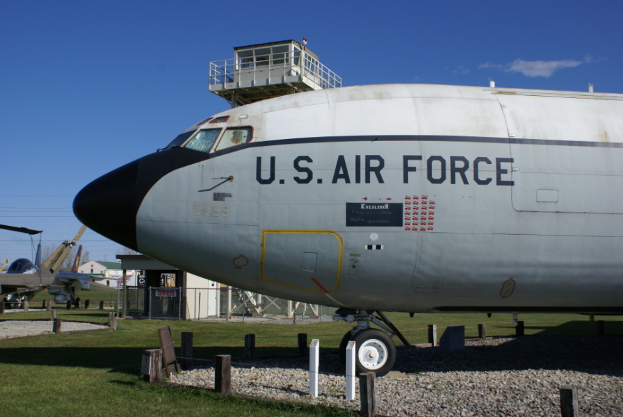Nose of EC-135 at Grissom Air Museum