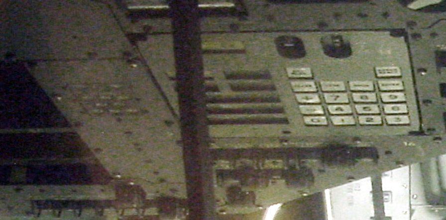 Apollo 4 Command Module Main Display/Control Panel LV Engines (Saturn IB)