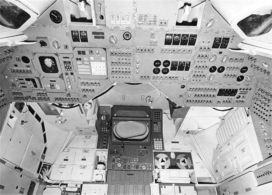 Block I Apollo Command Module Main Display/Control Panel