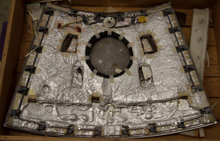 SA-501 AS-501 Apollo 4 Command Module Block I outer ablative heat shield hatch