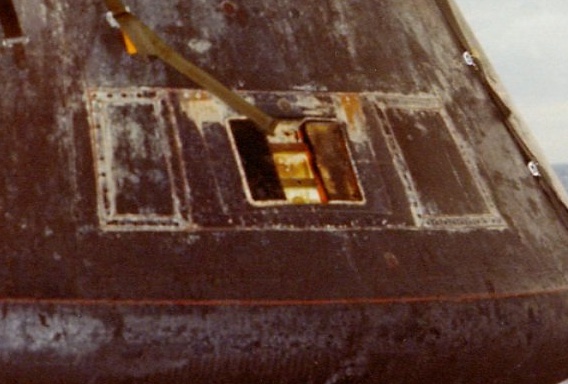 Apollo 6 umbilical test sample S68-27041 crop