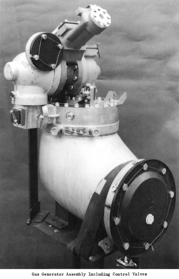 F-1 rocket engine gas generator assembly circa April 1965