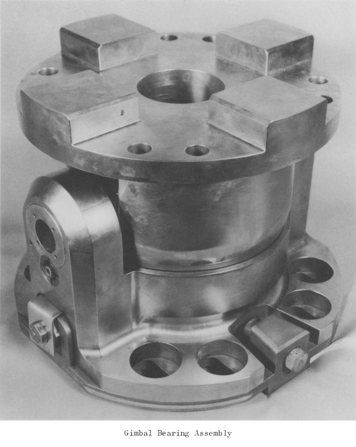 F-1 rocket engine gimbal bearing