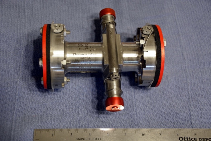 F-1 rocket engine LOX flowmeter
