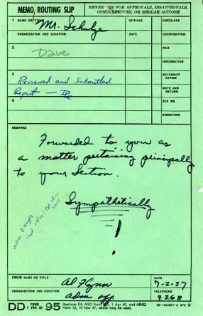 Esther Goddard patent infringement DD96 disposition form