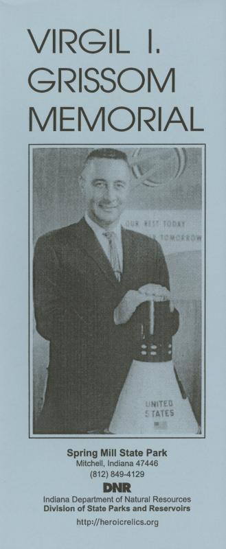 front cover of Grissom Memorial pamphlet