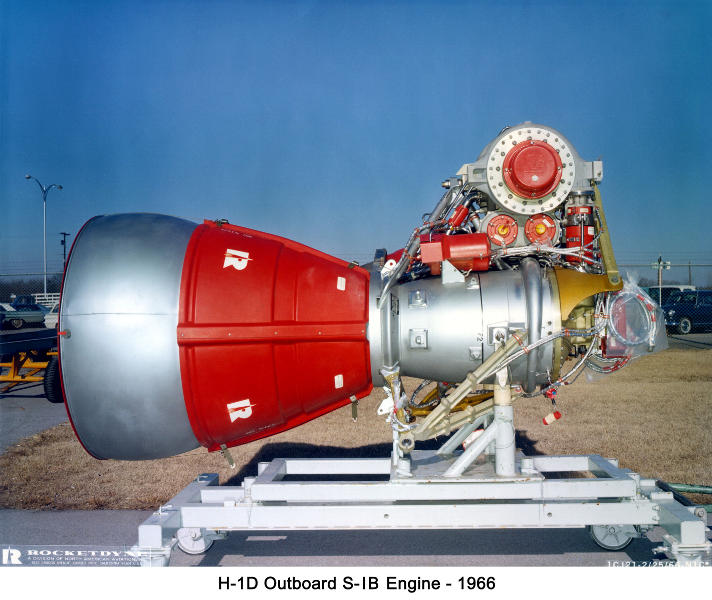 H-1 rocket engine H-1D outboard engine