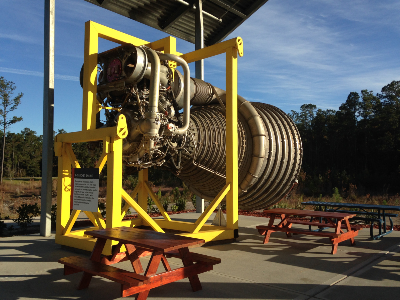 H-1 rocket engine at INFINITY Science Center