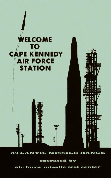 Front cover of Welcome to Cape Kennedy Air Force Station booklet
