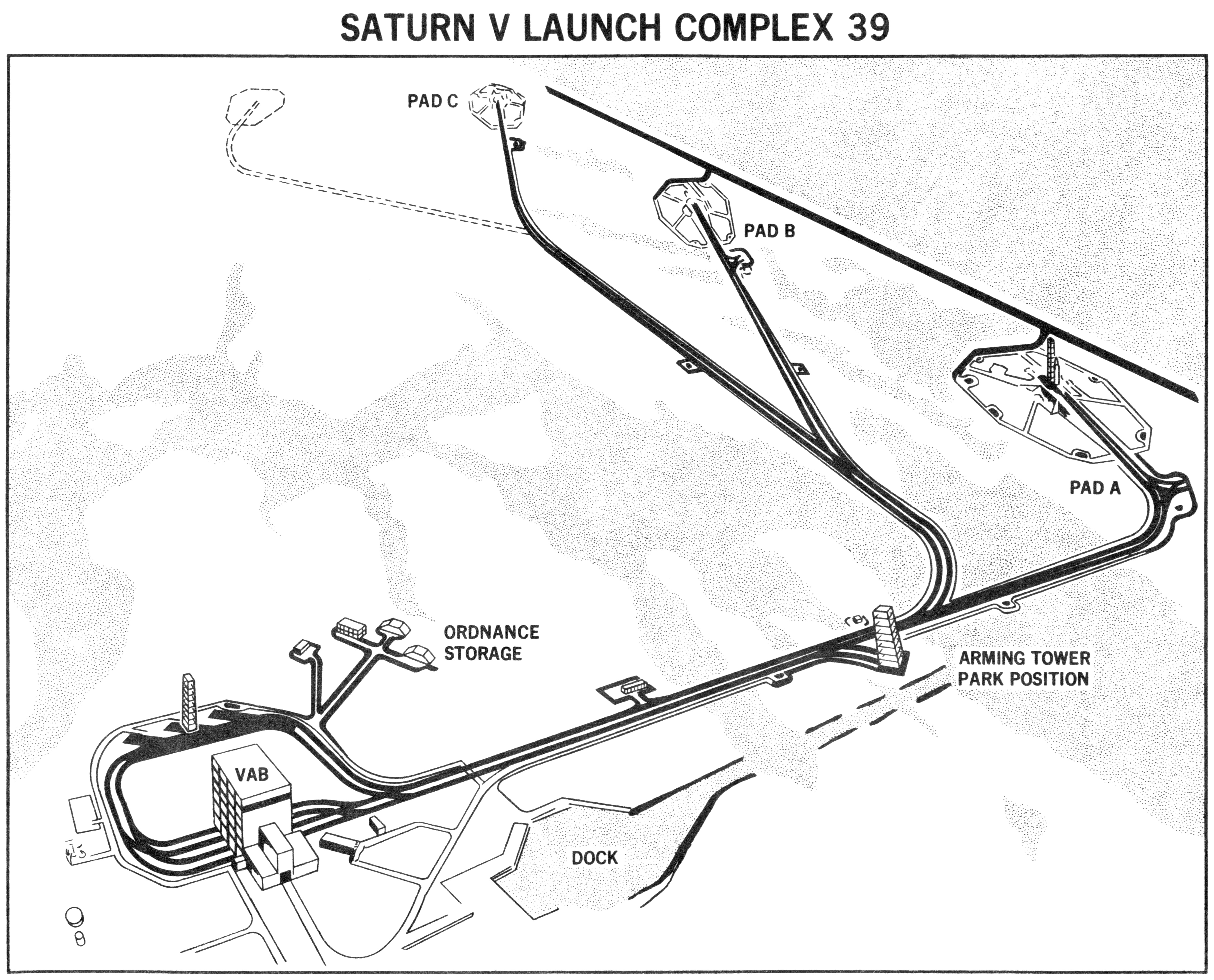 File:Apollo 11 Saturn V climbs the pad 39-A incline during rollout