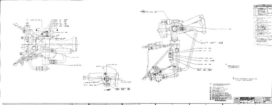 LR-101 vernier engine Oriface and Accessory Installation Rocketdyne drawing 350670