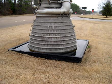 J-2 rocket engine in front of Marshall Space Flight Center Building
	4200 circa February 2006