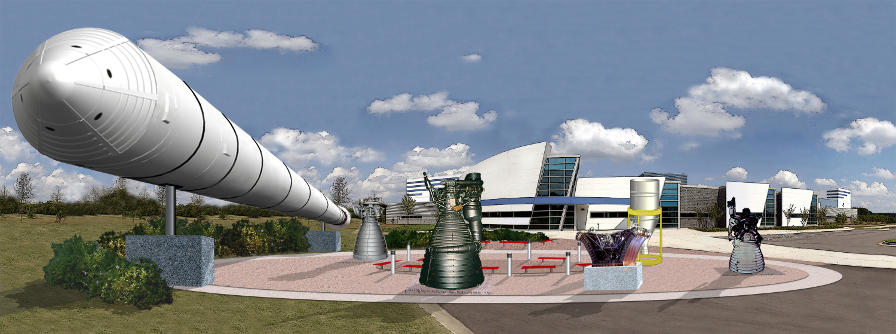 Propulsion Park - Marshall Space Flight Center (MSFC) Building 4205
	rocket engine display