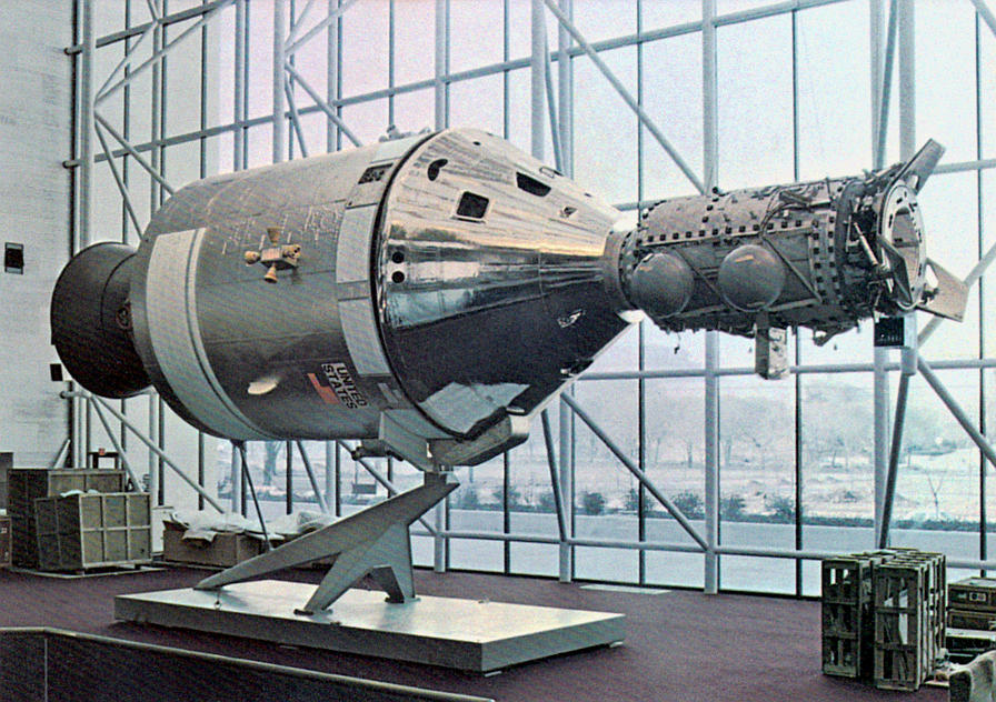 Apollo-Soyuz Test Project (ASTP) mockup at the National Air &
	Space Museum
