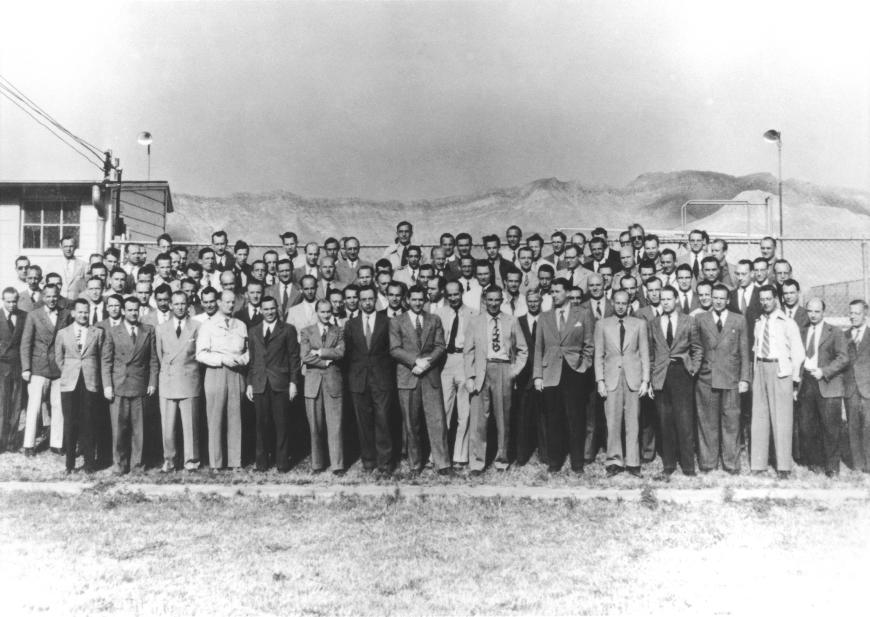 Wernher von Braun German Rocket Team at Fort Ft Bliss Texas Operation
	Project Paperclip