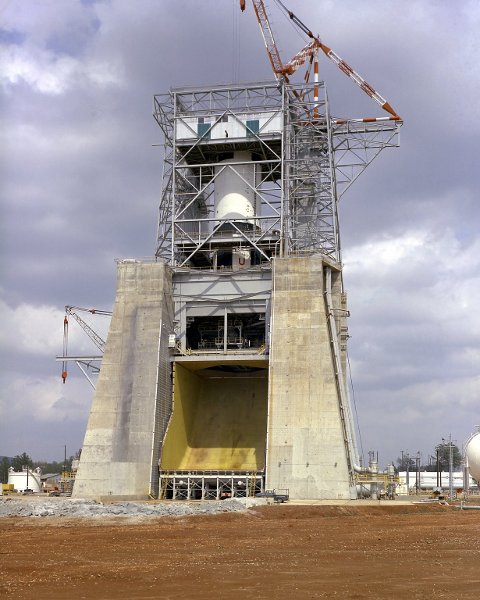 Saturn V S-IC first stage Static Test Stand at Marshall Space Flight Center