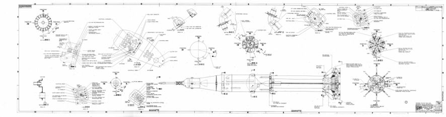 Saturn IB AS-207 Drawing Apollo-Saturn Vehicle to GSE
	 Information
