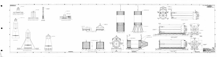 Saturn IB AS-207 Drawing Apollo-Saturn Vehicle Handling &
          Transportation