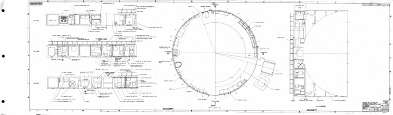 Saturn IB AS-207 Drawing IU Assembly Layout, Apollo-Saturn