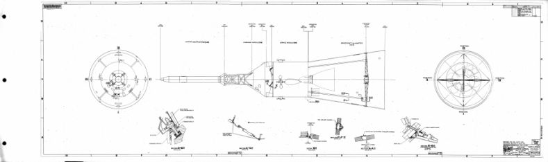 Saturn IB AS-207 Drawing Payload Hazardous Materials,
	 Apollo-Saturn