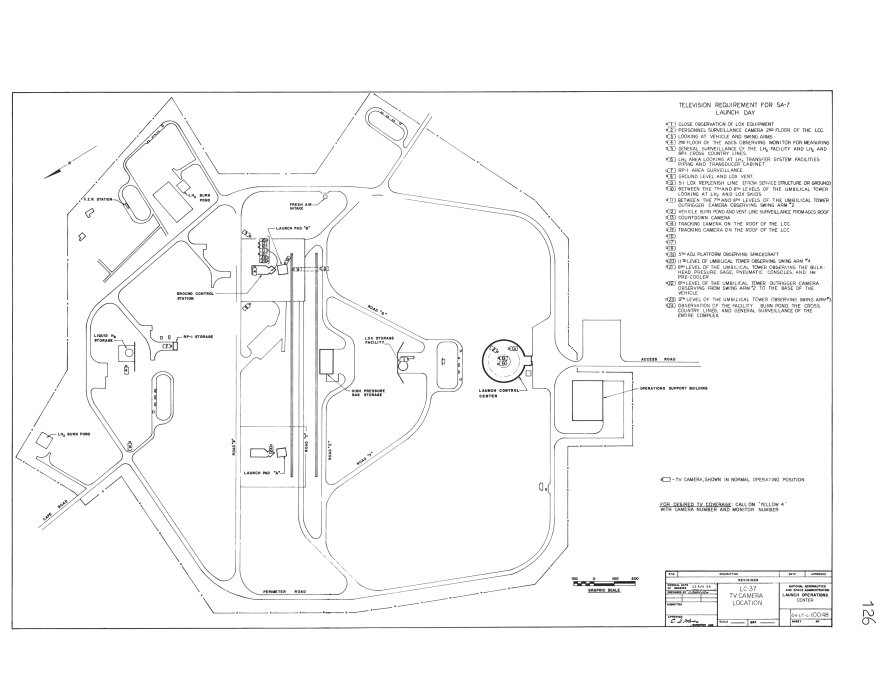 Saturn I Countdown Manual Volume II, SA-7
	  LC-37 Launch Complex 37 map