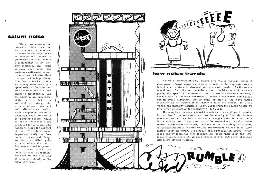 Saturn and Noise Saturn I static test stand