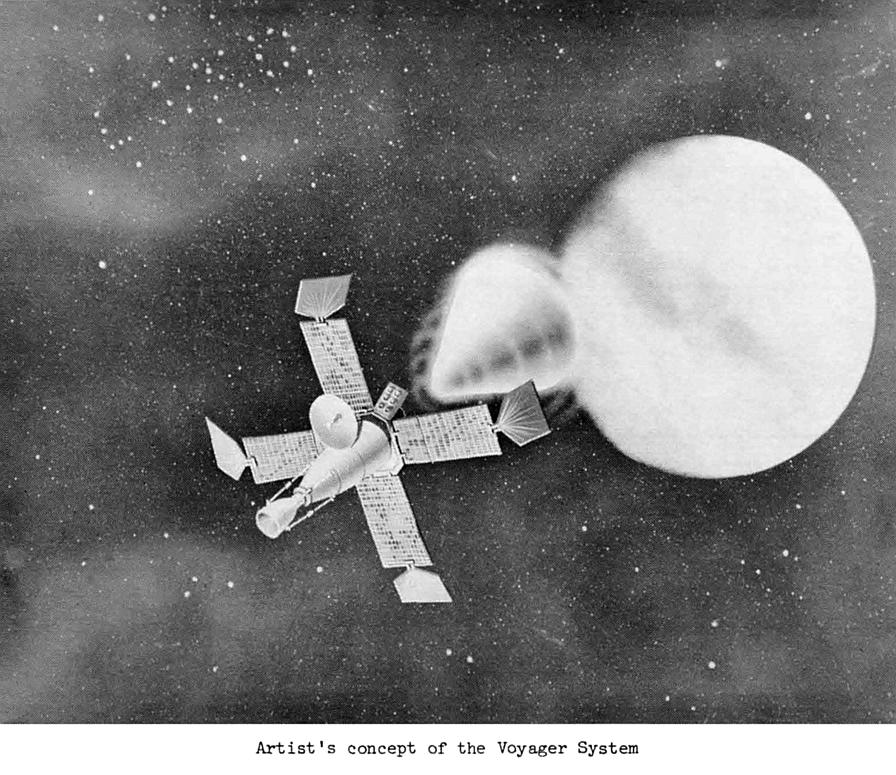 1960s Mars Voyager: separation of lander from orbiter
