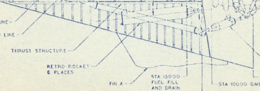 Lunar Module from AS-503 Inboard Profile (Drawing 10M04574)