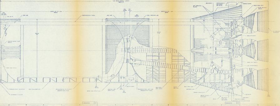 S-IC from AS-503 Inboard Profile (Drawing 10M04574)