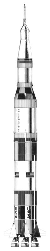 Saturn V diagram showing SA-510/Apollo 15's launch vehicle