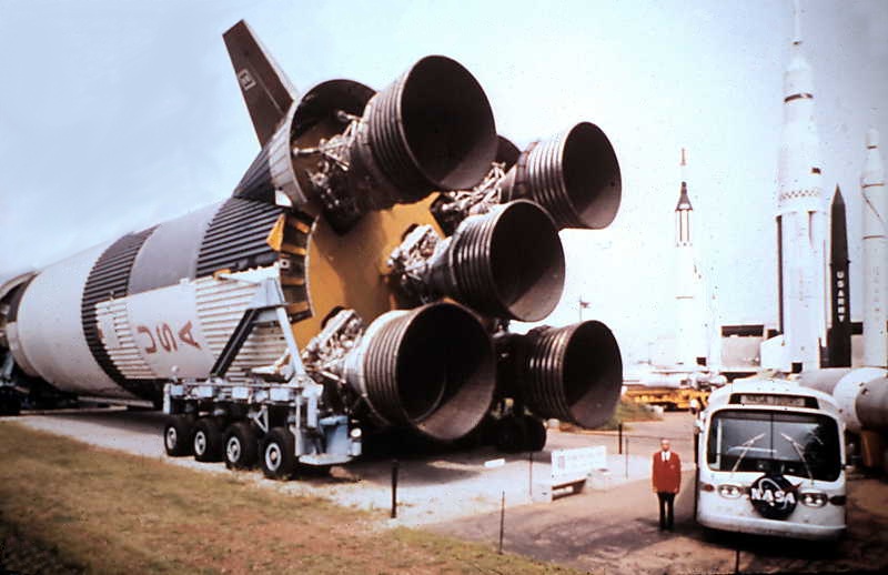 Alabama Space and Rocket Center Saturn V bus Rocket Park