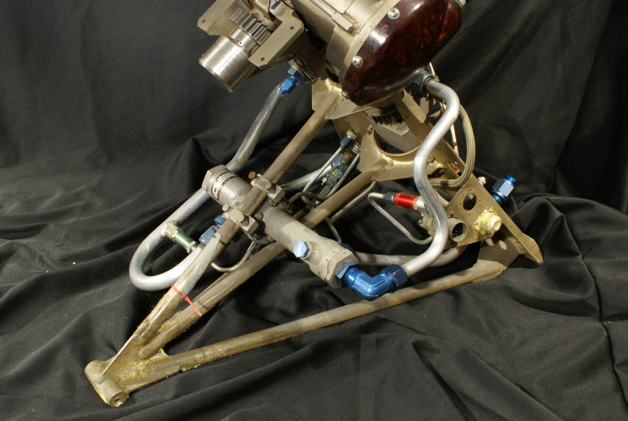 LR-101 Rocket Engine mounting frame and engine gimbal assembly in Mark Wells Collection