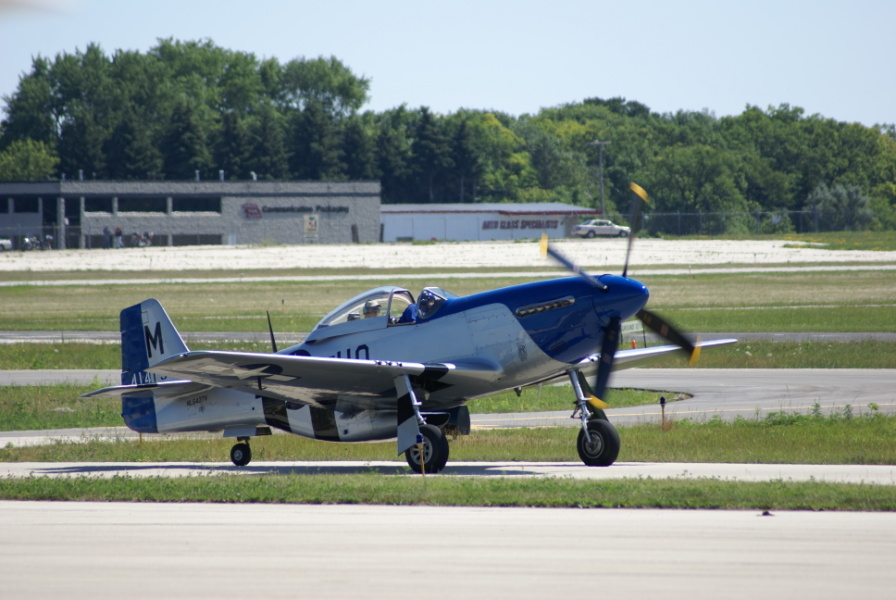 P-51 Petie 2nd In Flight - taxiing prior to take-off