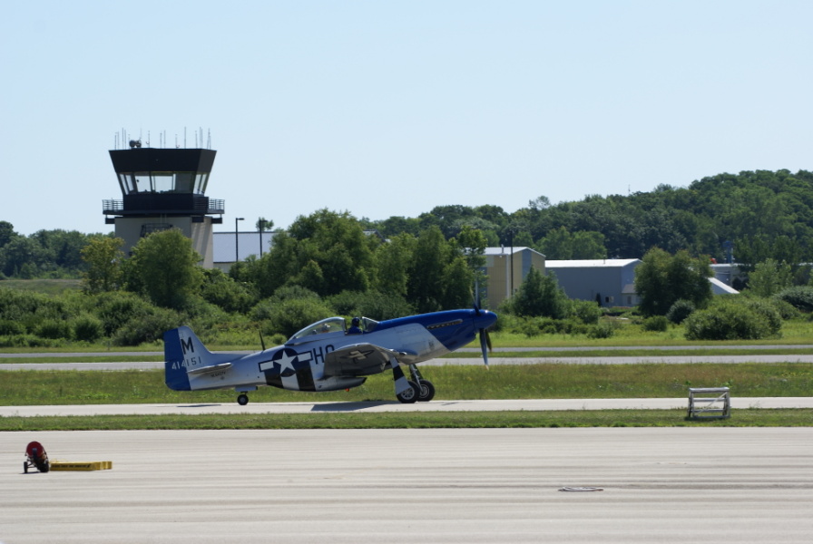 P-51 Petie 2nd In Flight - taxiing prior to take-off