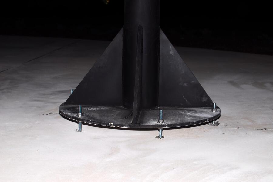 Building 4200 Engines Throat Support Installation (April 8, 2008) at Marshall Space Flight Center Engine Displays