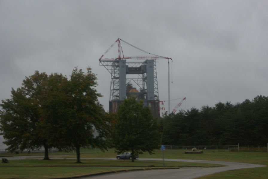 S-IC Test Stand from the grounds of Marshall Space Flight Center