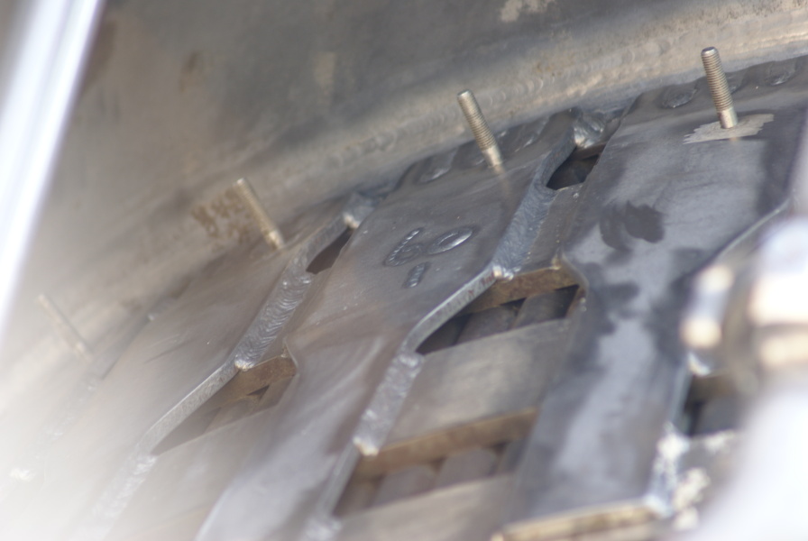 No. 60 tube marking on F-1 Engine (Building 4200) at Marshall Space Flight Center