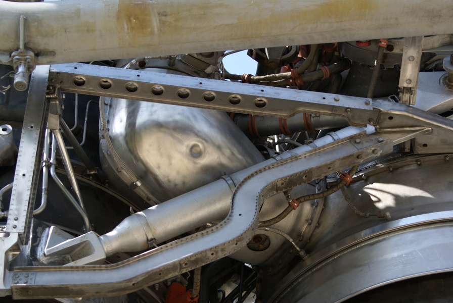 Gas generator combustor on F-1 Engine (Building 4200) at Marshall Space Flight Center