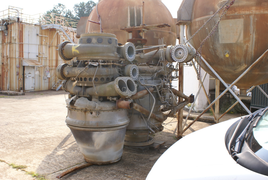 F-1 Engine Turbopump from Cold Calibration at Marshall Space Flight Center