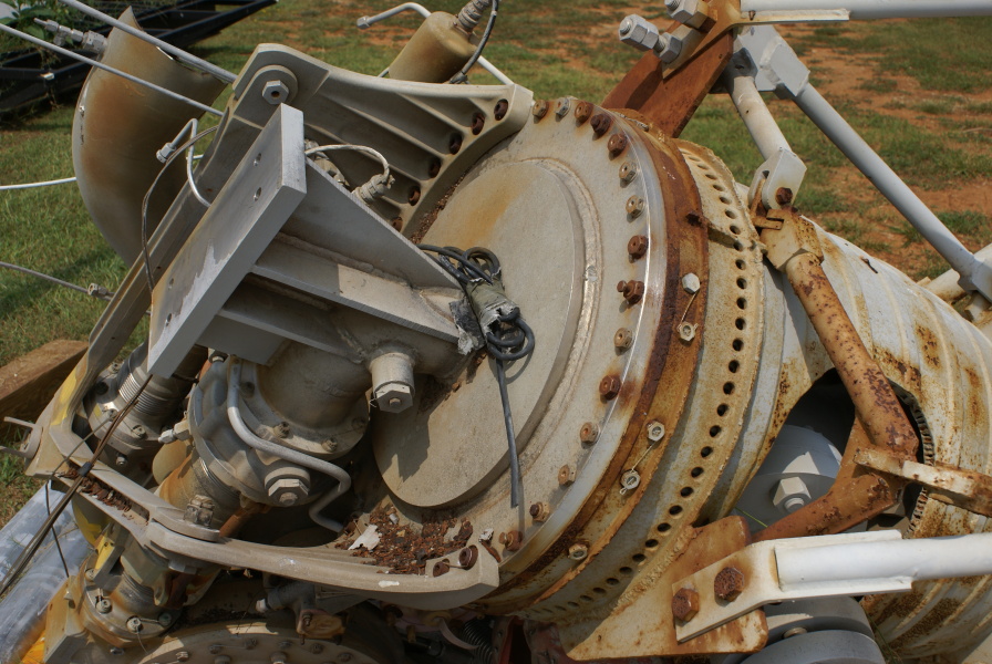 LOX dome on H-1 Engine Turbopump from Cold Calibration (Post Demolition) at Marshall Space Flight Center